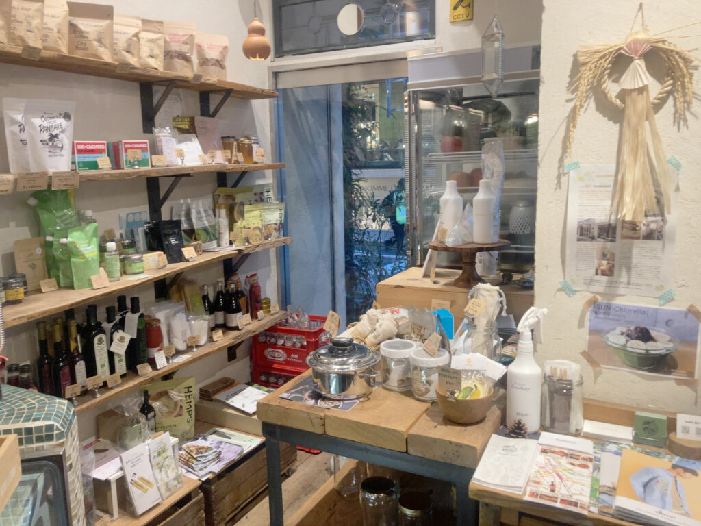 Medel deli(メデルデリ)店内で販売されていたオーガニック食品や無添加商品